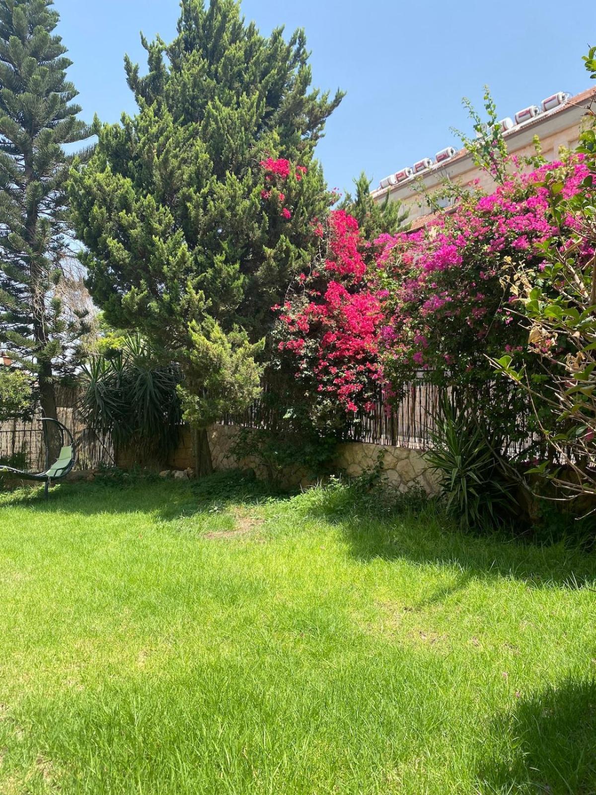דירת גן מרווחת במיקום מעולה עם נטפליקס חינמי Apartment Ma'ale Adumim Luaran gambar